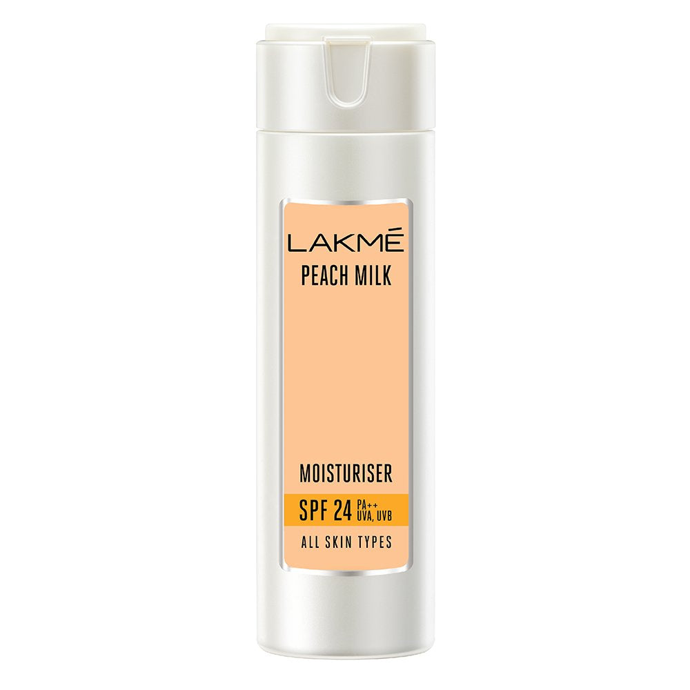 LAKMÉ Absolute Perfect Radiance Skin lightening/Brightening Day Cream, 50g & Peach Milk SPF 24 PA Sunscreen Moisturiser, 120ml