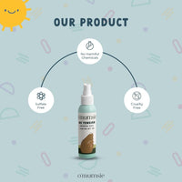 o'mumsie No Tension Baby Pain Relief Massage Oil For 0-7 Years Old | Baby Massage Oil with Mint Crystals, Turmeric Root Extract and Black Pepper For Leg & Body Pains - 50 ml