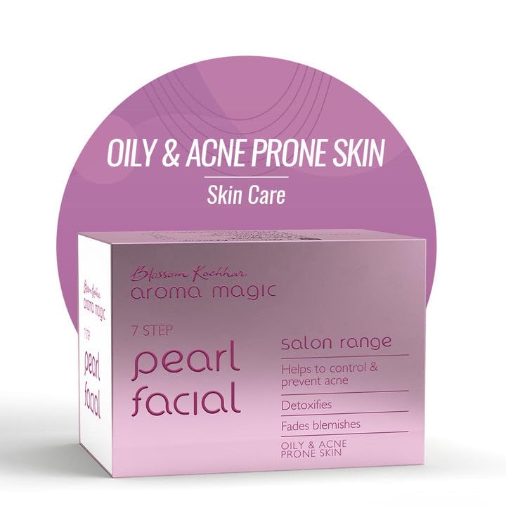 Aroma Magic Pearl Facial Kit Salon Range (For Oily & Acne Prone Skin)
