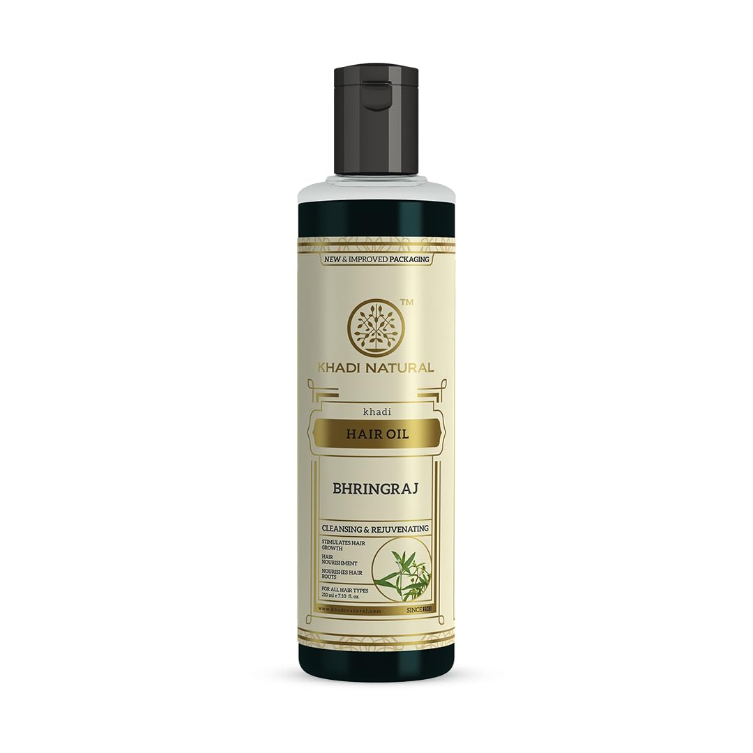 Khadi Natural Ayurvedic Bhringraj Hair Oil, 210ml