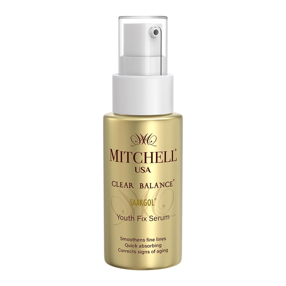 Clear Balance Saargol Youth Fix Serum - For Hydrating, Conditioning, Tightening, and Brightening of Skin | Lightweight Anti-Aging Formula Infused with Saffron, Barley Extracts, and Cucumber Extracts | For All Skin Types | Men and Women | 30 ml