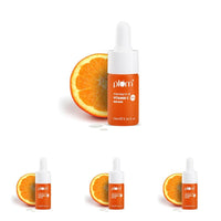 Plum 15% Vitamin C Face Serum For Glowing Skin | Reduces Dark Spots | For Dull Skin | With Mandarin | Beginner Friendly, For All Skin Types | 100% Vegan | 10 ml (Pack of 4)