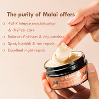 Nat Habit Double Cocoa Moisturiser, Skin Malai, Body Cream, Body Butter, Cold Cream Winter | Extreme Dry Skin, 48 HR Moisture, Shea, Cocoa Butter, Milk, Body Lotion - 120ml
