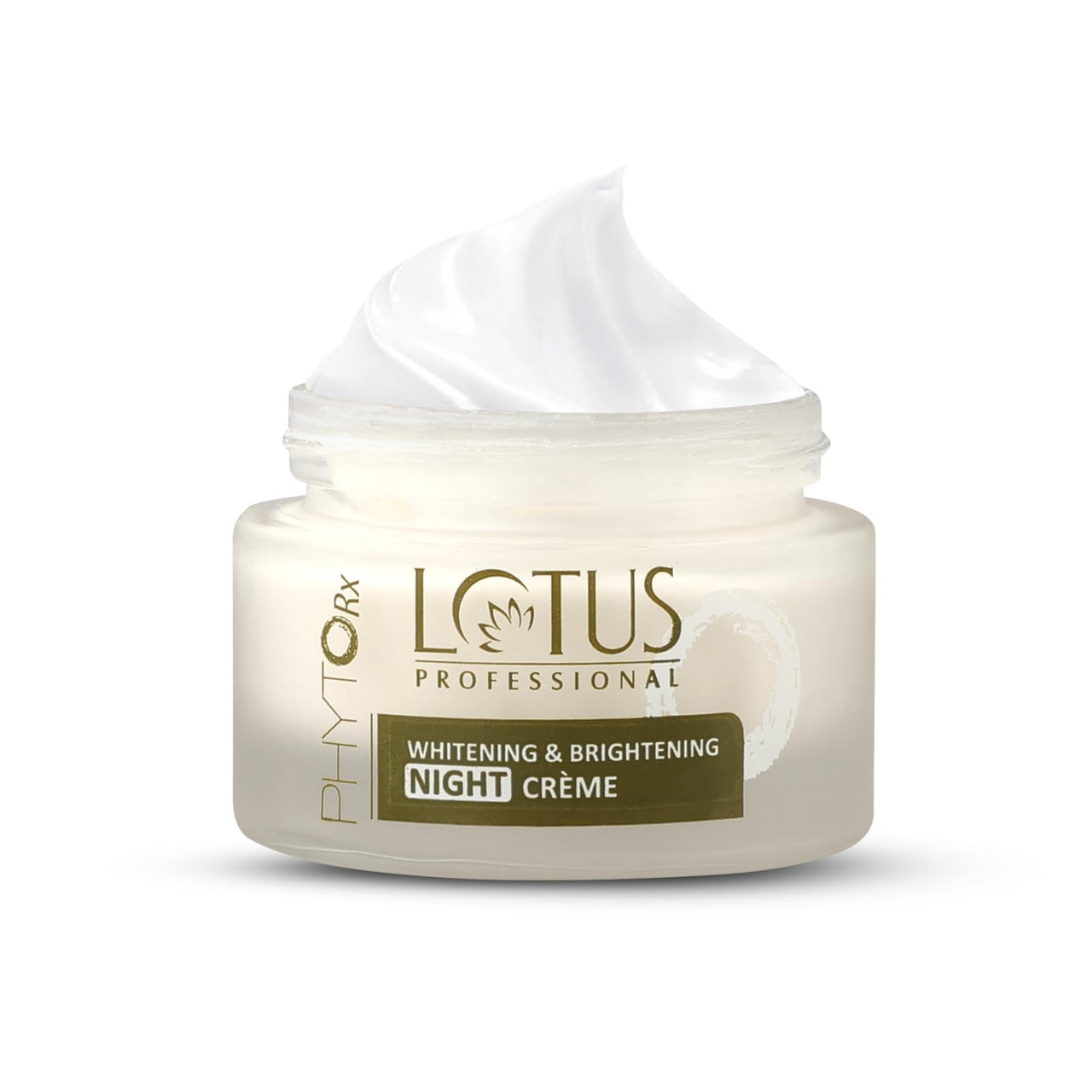 Lotus Professional PhytoRx Whitening & Brightening Night Face Cream, 50 gm | Hydrating Night Repair Face Cream with Age-Defying Formula | Deep Hydration & Dark Spot Corrector