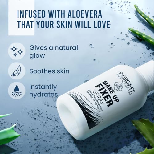 Insight Cosmetics Makeup Fixer Spray | Light Weight, Quick Dry Makeup Setting Spray | Non-Sticky &,INSIGHT Cosmetics Lip and Cheek Tint|Enriched With Vitamin E | Matte|Multipurpose|Lightweight Formu