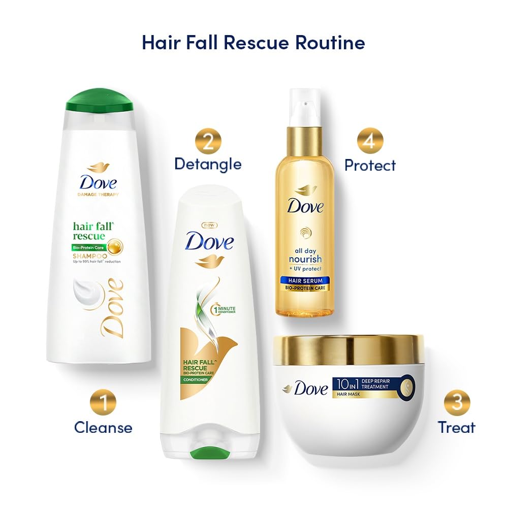 Dove Hair Fall Rescue Shampoo For Weak Hair, 1 Ltr