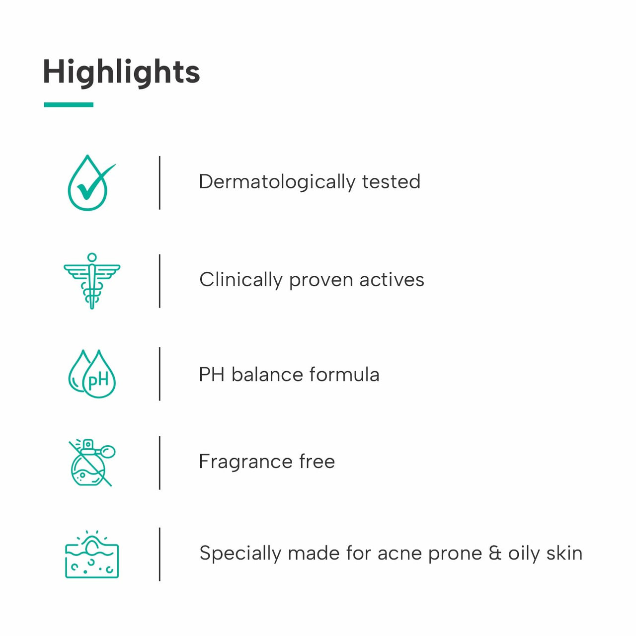 DERMATOUCH Salicylic Acid 2% Face Wash | For Acne & Oil Control | Suitable to All Skin Types | For both Men & Women | 100ML(Pack of 3)