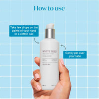 The Face Shop White Seed Brightening Face Toner with Niacinamide & Vitamin B | For Dark Spots, Dullness & Acne Scars| Suitable for Normal, Oily, Dry, Combination Skin | Sulphate & Paraben Free, 145ml
