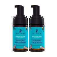 Pilgrim Korean 1.5% Salicylic(Bha) & 2% Glycolic Acid(Aha) Foaming Face Wash For Oily & Acne-Prone Skin | Glycolic & Salicylic Acid Face Wash | Korean Skin Care Products | 120 Ml + 120 Ml (PACK OF 2)