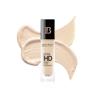 Lakyou Beauty Ultra HD Invisible Cover Foundation | Seamless Blend | High Definition Finish | Lightweight & Long-Lasting | Shade-01(White Ivory) | 30ml