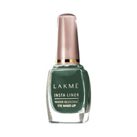 Lakmé Insta Liquid Eye Liner Matte Finish, Green, 9ml & Insta Eye Liner Matte Finish, Black, Water Resistant, Long-Lasting, 9ml