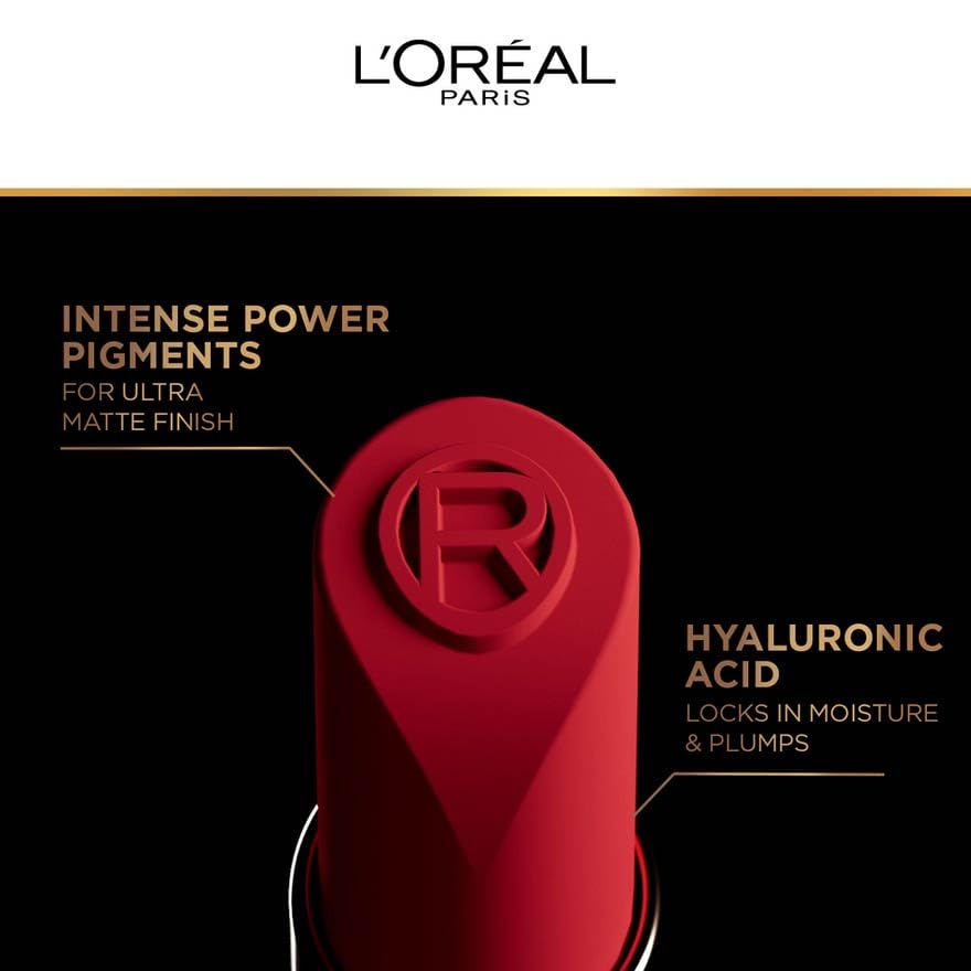 L'OREAL PARIS Color Riche Intense Volume Matte Slim Lipstick - 613 Iced Litchi