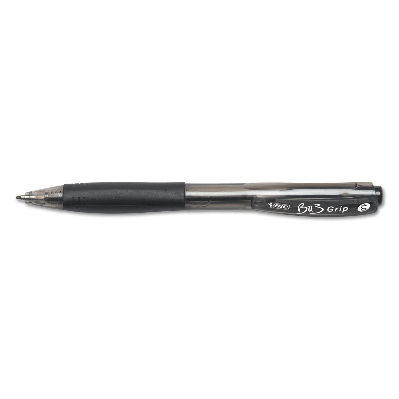 BIC BU3 Retractable Ballpoint Pen, Medium Point (1.0mm), Black, Side Click Retraction For Added Convenience, 36-Count 1 Count (Pack of 36)