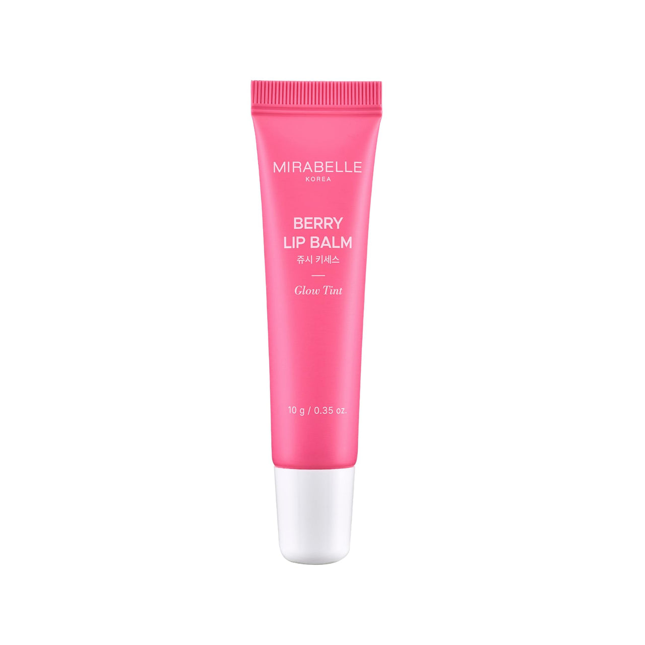 Mirabelle Korea Berry Tinted Lip Balm 10g | Subtle Tinted Korean Lip Balm for Dry & Chapped Lips | Brightens Pigmented Lips | Jojoba Oil, Cherry Extract | Men & Women