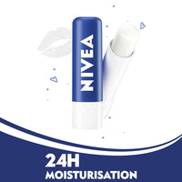 NIVEA Lip Balm, Original Care, 4.8g and NIVEA Lip Balm, Pomegranate Shine, 4.8g