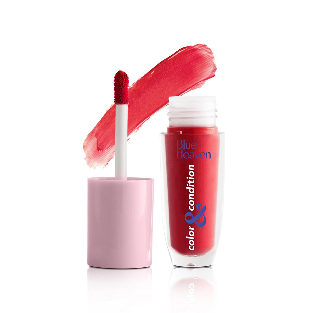Blue Heaven Color & Condition tinted lip oil for women, lip gloss infused with Cranberry, Raspberry & Hazelnut oil, Hydrating & Softening - Cranberry Red, 4.2ml