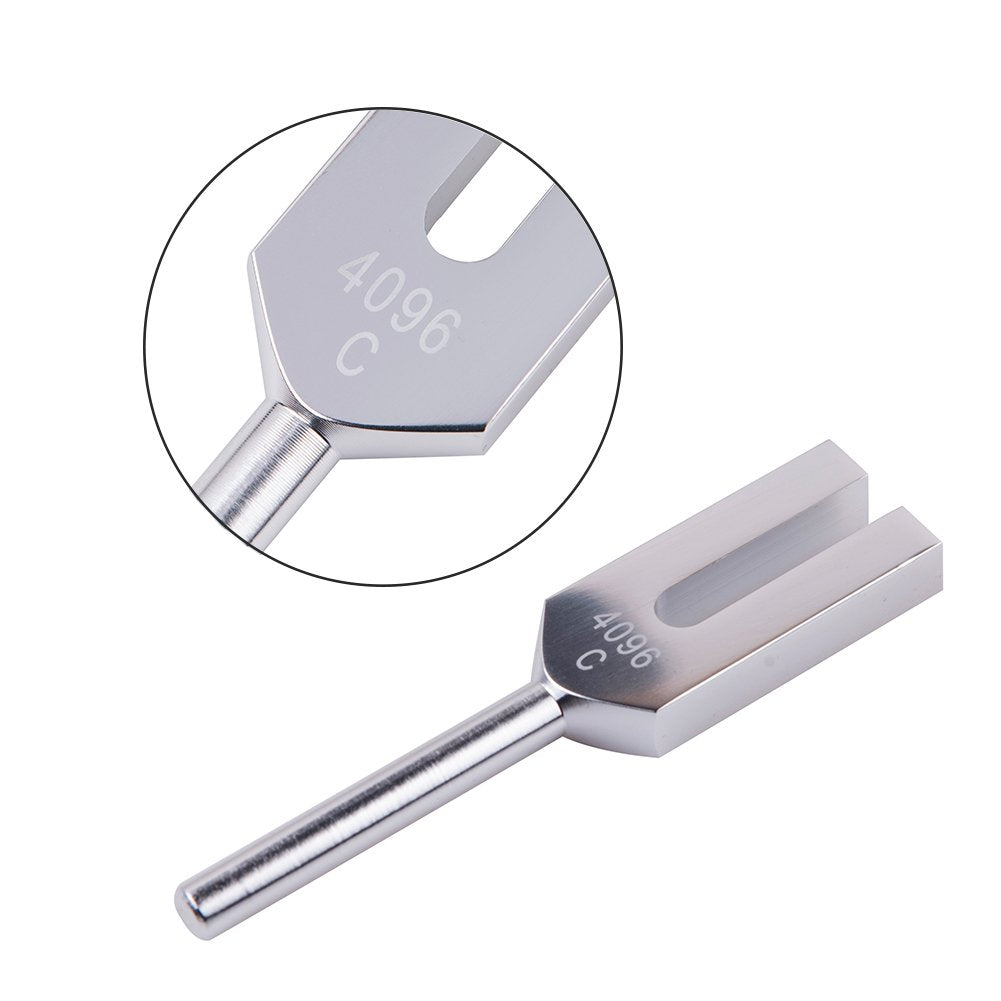 QIYUN Tuning Fork, 4096 Hz Tuning Fork - Crystal Tuning Fork with Hammer for Healing