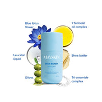 Mayskin Blue Butter Cleansing Balm | Jelly‑to‑Oil Melt Cleanser with 7‑Ferment Oils & Ceramides | Melts Waterproof Makeup & Impurities including blackheads & whiteheads | Fragrance‑Free | For All Skin Types | Non-Comedogenic | 50ml