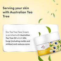 Mylo Care Tea Tree Face Cream 50g with Tea Tree, Neem & Basil Extracts