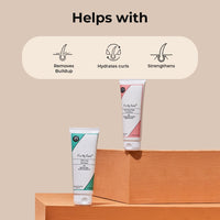 Fix My Curls Cleanse & Condition Bundle | For Cleansing, & Moisturising Curly & Wavy Hair, Sulphate & Silicone Free |Anti Dandruff, Tea Tree|50ml each