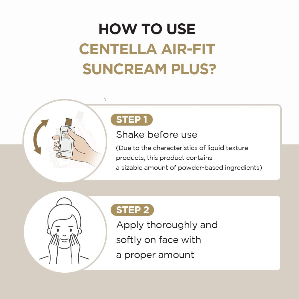 SKIN1004 Madagascar Centella Air-Fit All Skin Type Suncream Plus, Spf50+ Pa++++, 50Ml