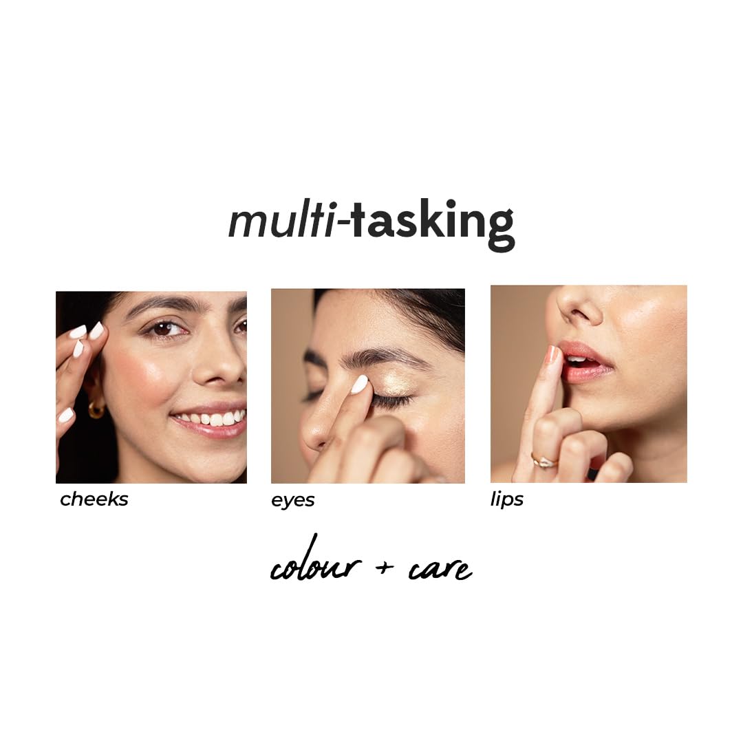 Ruby's Organics Cream Blush for Cheeks & Highlighter Duo Palette- Blusher for Face Makeup, Lightweight Flawless All Day Glow, All Skin Types, Natural &Paraben Free (Deep Rose + Illuminate) 9g