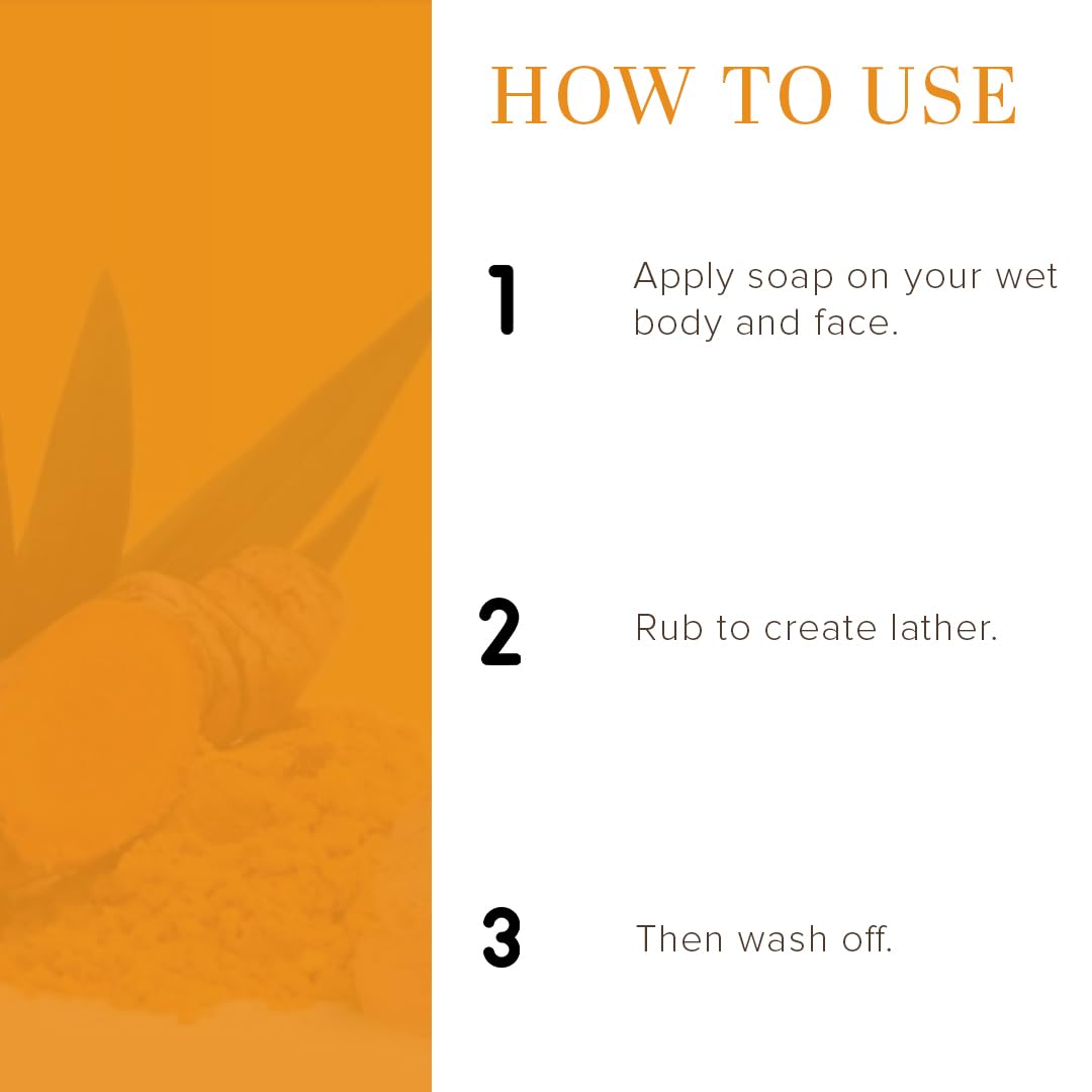 Khadi Natural Chandan Haldi Soap | Herbal Bathing Soap for Glowing Skin | Natural Soap with Essential Oils | Anti-Ageing Soap | Suitable for All Skin Types|Pack of 3 | (125gm *3) (375gm)