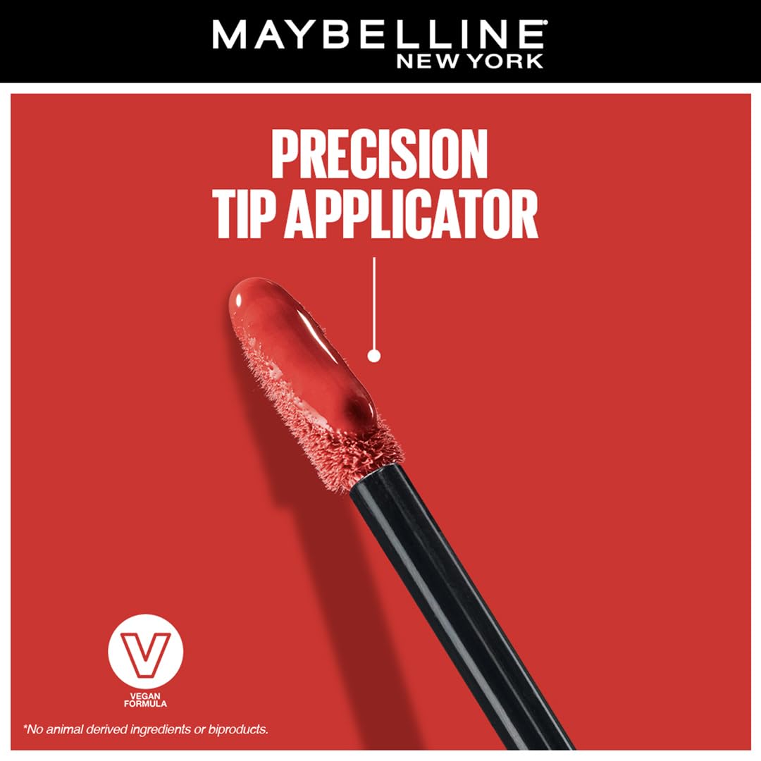 Maybelline Superstay Vinyl Ink Liquid Lipstick, Irresistible, Glossy | High Shine That Lasts For 16 Hrs