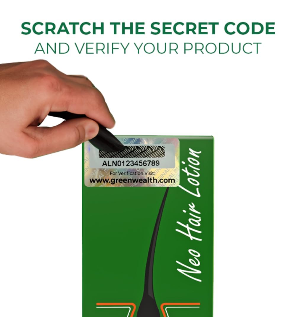 Green Wealth Neo Hair Lotion, 120 ml, Hair Regrowth Treatment, Vitamin B For Hair Growth, Strengthens Damaged Hair Loss And Revitalizes Scalp Hair Care Pack of 3