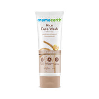 Mamaearth Charcoal Face Wash with Activated Charcoal & Coffee for Oil Control (100ml),Mamaearth Rice Face Wash With Rice Water & Niacinamide for Glass Skin | For Hydrated & Even Skin To