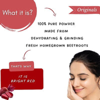 Mystiq Living Beetroot Powder | 100% Pure Organic Beetroot Powder - 100g