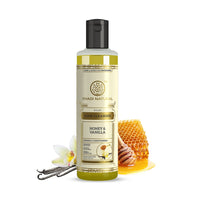 Khadi Natural Honey & Vanilla Hair Shampoo | Herbal Shampoo for Soft Hair | Shampoo for Hair Growth | Anti-Dandruff Shampoo | Suitable for All Hair Types | 210 ml