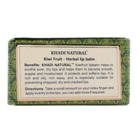 KHADI NATURAL Kiwi Fruit Lip Balm with Beeswax and Honey, 5g