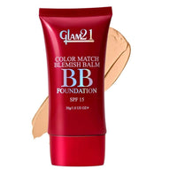 Glam21 Color Match BB Foundation SPF15 I Dual Purpose of Foundation & Sunscreen Blemish-free Glow | Non-cakey Daily Use | Non-greasy & Lightweight | Long-lasting Radiant Makeover| 30gm - 03 Light Medium