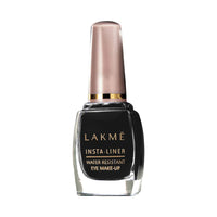 Lakmé Insta Eye Liner, Black, Water Resistant, Long-Lasting, 9 ml & Lakmé Eyebrow Pencil, Black, 1.2g Matte Finish