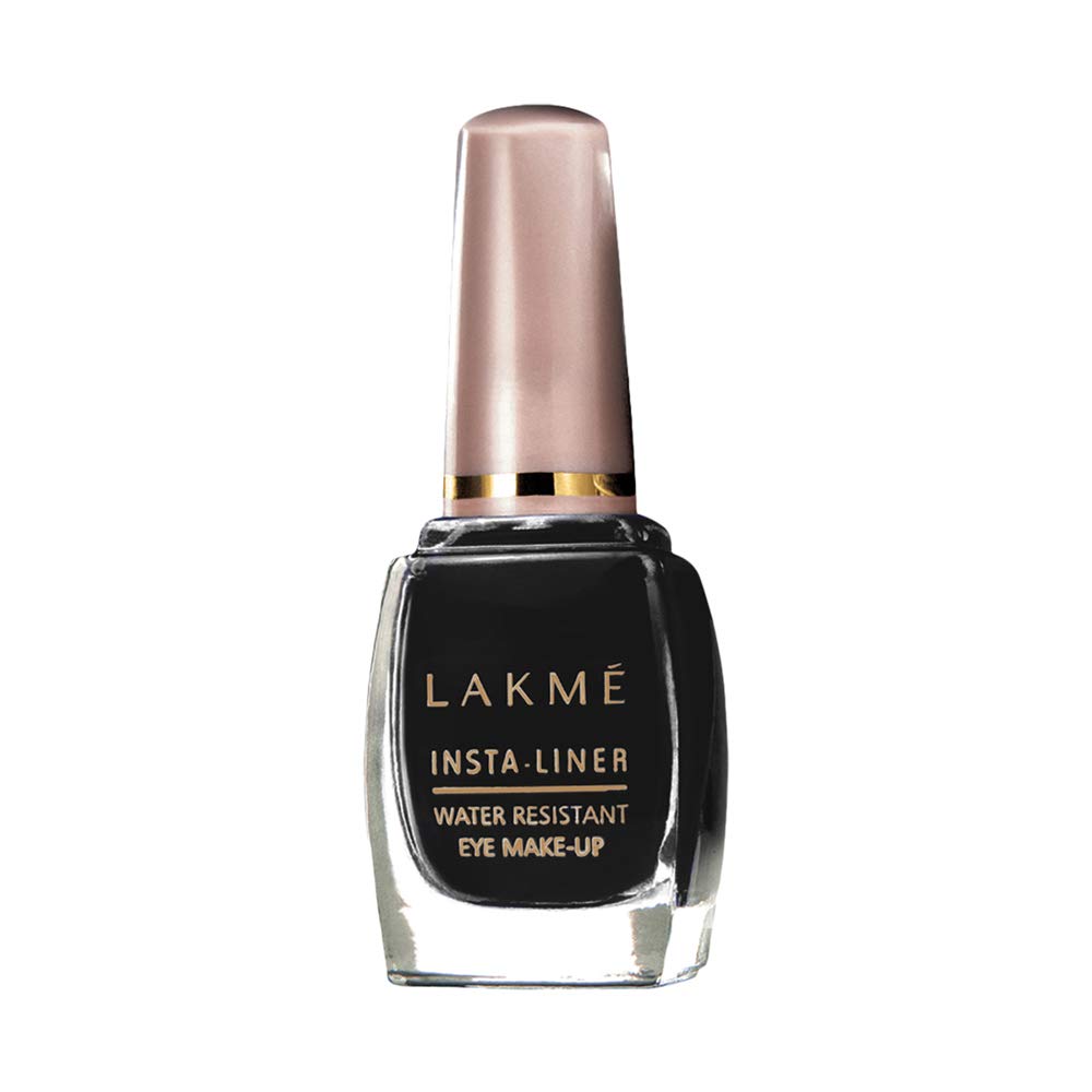 Lakmé Insta Liquid Eye Liner, Black 9 ml & Lakmé Insta Eye Liner, Blue 9 ml Matte Finish