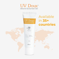 Brinton Healthcare UvDoux Face & Body Sunscreen gel with SPF 50 PA+++ in Matte Finish and Oil Free Formula| Water Resistant Sunscreen| Protection against UVA/UVB Rays (75 ml)