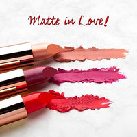 Just Herbs Ultra Matte Bullet Lipstick Nourishing Non Drying and Long Stay Lipsticks for Women 4 g (Majestic Maroon)