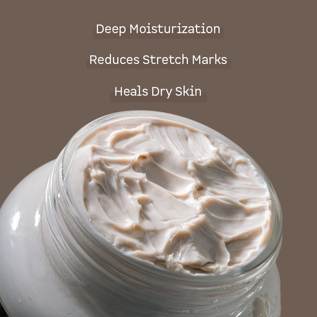 mCaffeine Body Butter for Dry Skin for both Women and Men | Shea Butter Moisturizer with Cocoa Butter & Caffeine | Body Cream for 72Hrs Moisturization | Non-Sticky for All Skin Types (100gm)