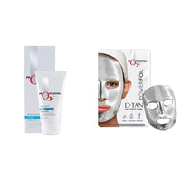 O3+ Milk Scrub Enriched with Macadamia Nuts Extracts for Clean & Bright Complexion & O3+ Power Foil D-Tan Face sheet mask for Skin Brightening Face Mask For Glowing Skin Combo