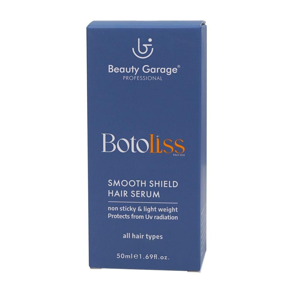 Beauty Garage Botoliss Hair Serum for Men & Women | 50ml Smooth Shield Hair Serum | Frizz Control & Moisturizing Serum for Dry, Frizzy, Curly & Wavy Hair