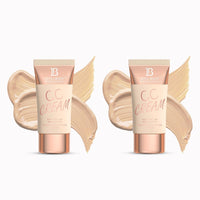 Lakyou Beauty CC Cream Instant Fair Look | Waterproof | Makeup Like Finish | Long Lasting | Shade-02(Soft Ivory) | 120g | Pack Of 2