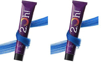 2.Oh! Italian- Blue Hair Color For Women & Men | Ammonia-Free DIY Semi Permanent Hair Color | Enriched with Argan Oil | Lasts upto 12-15 Washes (Pack of 2)
