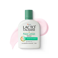 Lacto Calamine Face Lotion | 120ml | Daily Moisturizer For Face - Combination To Normal Skin | Kaolin Clay & Aloe Vera | Abosrbs Excess Oil | Fights Pimples, Darkspots & Blackheads | Body Lotion