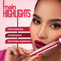 Juice Matte Luxe Lipstick - Vitamin E Enriched, Smudge-Free with Bio Retinol, Moisturizing Lock Technology, SPF 15, Long-Lasting (Plum Tart - M14)