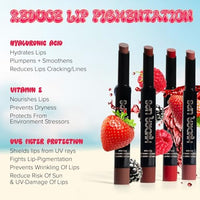Daily Life Forever52 Hydra Lipstick, Semi-Matte Finish| Enriched with Hyaluronic Acid, Vitamin E & UVB Filter| 97% Lip Darkness Reduction | Vegan & Cruelty Free (CAKEPOP-02, 2g)