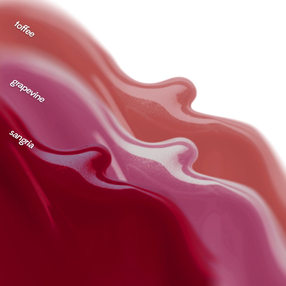 Ruby's Organics Lip Beauty Gift Kit- Lip Oil Glossy Minis Sunset, Moisturizing, Long Lasting, Non Sticky & Non Drying, Natural Lip Makeup, Paraben Free - Sangria, Grapevine and Toffee Shades