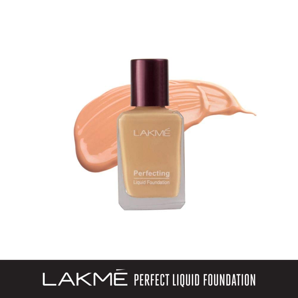 Lakmé Perfecting Liquid Light Coverage Foundation, Pearl, For All Skin 27Ml And © Complexion Care Face Cream, Bronze, 9G Matte Finish, 2 Count