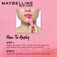Maybelline New York Lip Balm, With SPF, Moisturises and Protects from the Sun, Pink Lolita & Baby Lips Cherry Kiss, Baby Lips, Berry Crush & Baby Lips Pink Lolita, 2 pack, 8g