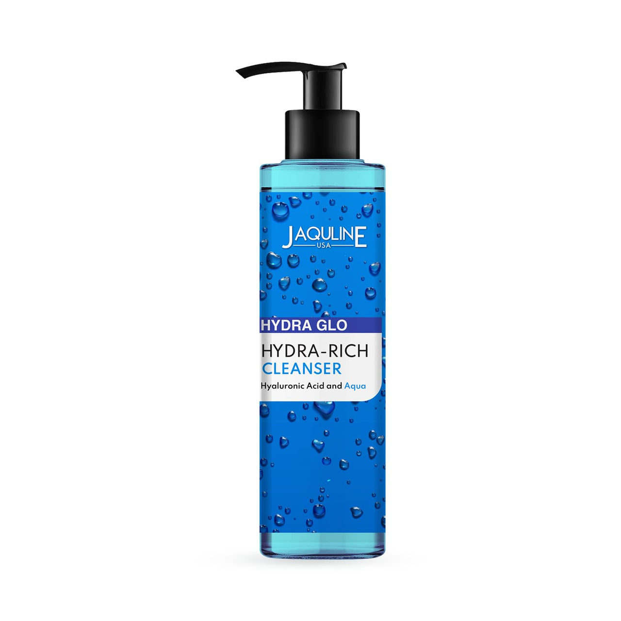 Jaquline USA Hydra Glo Hydrating Face Wash|Face Cleanser, with Hyaluronic Acid, for Women, Men | Pore Cleansing | Dirt Control | Makeup Remover | Cleanser For All Skin Types - 200 ml